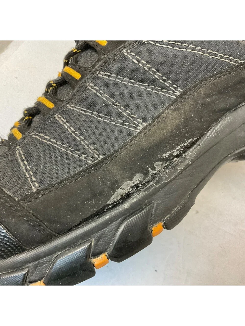 DAKOTA Men's Mid-Cut Quad Comfort Steel Toe CP Work Safety Boots Black 10.5W/L
